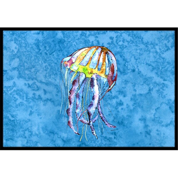 Carolines Treasures Jellyfish Indoor Or Outdoor Doormat- 24 x 36 in. 8682JMAT - main